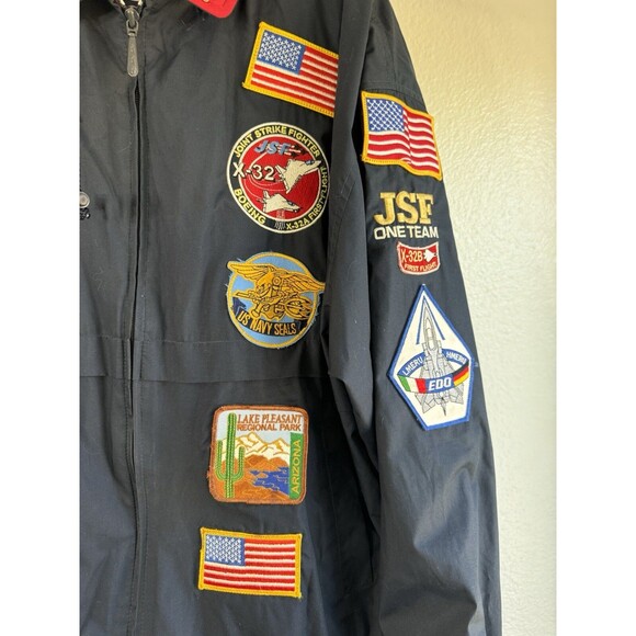 Boeing Joint Strike Fighter X-32A First Flight JSF Jacket  Patches And Pins - Picture 3 of 14